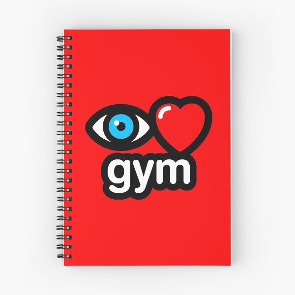 Item preview, i love gym (red) designed and sold by MisterSquid.