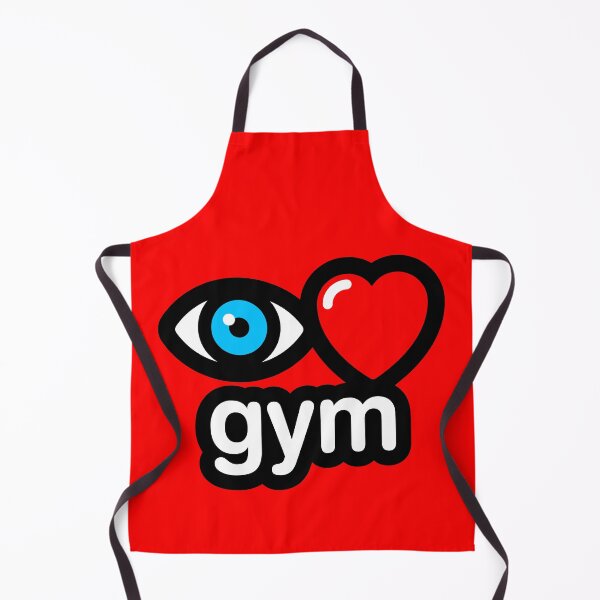 Item preview, i love gym (red) designed and sold by MisterSquid.