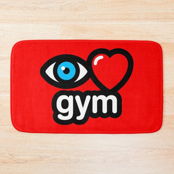 Item preview, i love gym (red) designed and sold by MisterSquid.