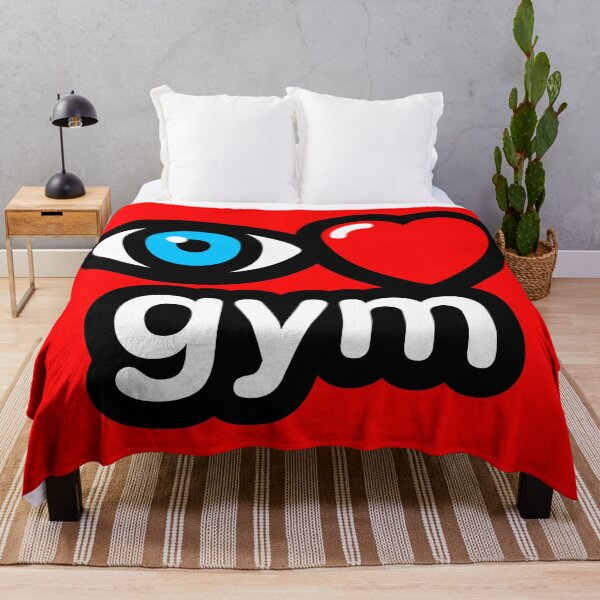 Item preview, i love gym (red) designed and sold by MisterSquid.
