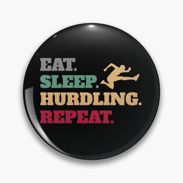 Item preview, Eat Sleep Hurdling Repeat designed and sold by Salvadax.
