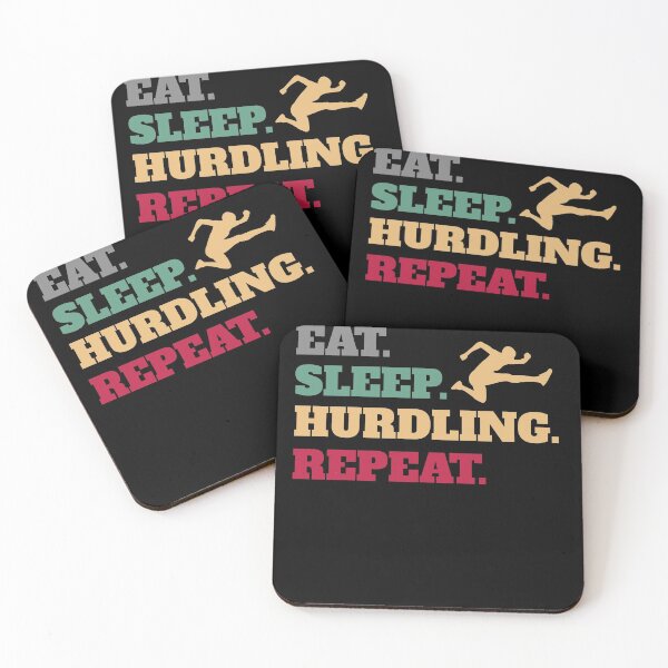 Item preview, Eat Sleep Hurdling Repeat designed and sold by Salvadax.