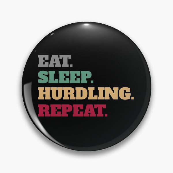 Item preview, Eat Sleep Hurdling Repeat designed and sold by Salvadax.
