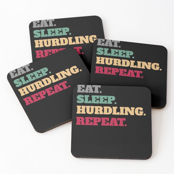 Item preview, Eat Sleep Hurdling Repeat designed and sold by Salvadax.