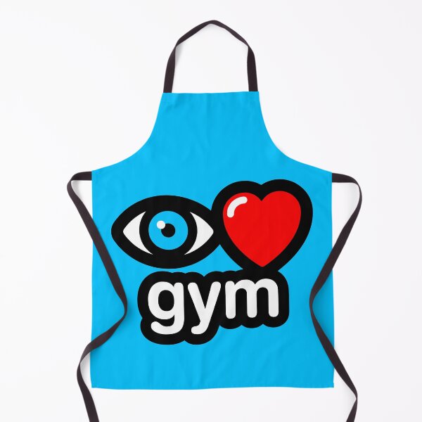 Item preview, i love gym (blue) designed and sold by MisterSquid.