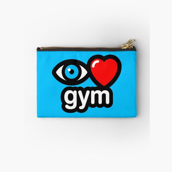 Item preview, i love gym (blue) designed and sold by MisterSquid.
