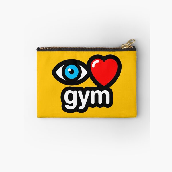 Item preview, i love gym (yellow) designed and sold by MisterSquid.