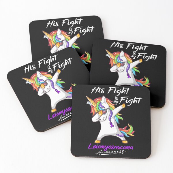 Item preview, Unicorn His Fight Is My Fight Leiomyosarcoma Awareness designed and sold by rechardtee.