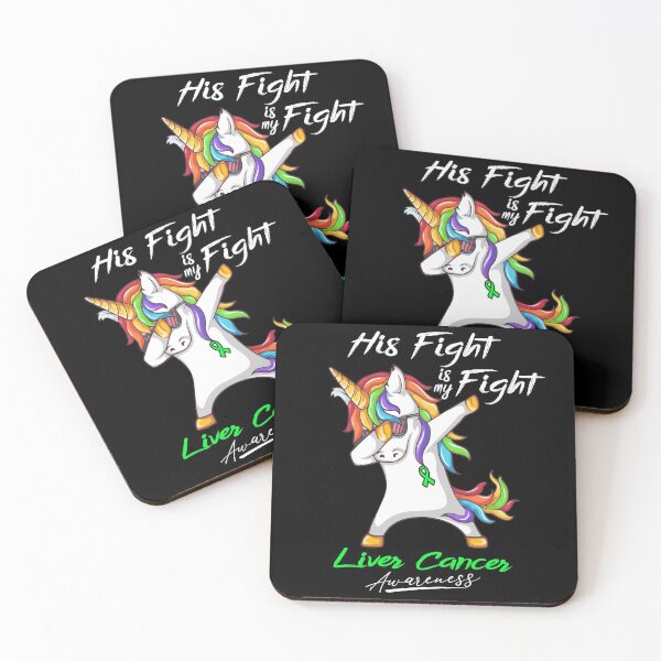 Item preview, Unicorn His Fight Is My Fight Liver Cancer Awareness designed and sold by rechardtee.