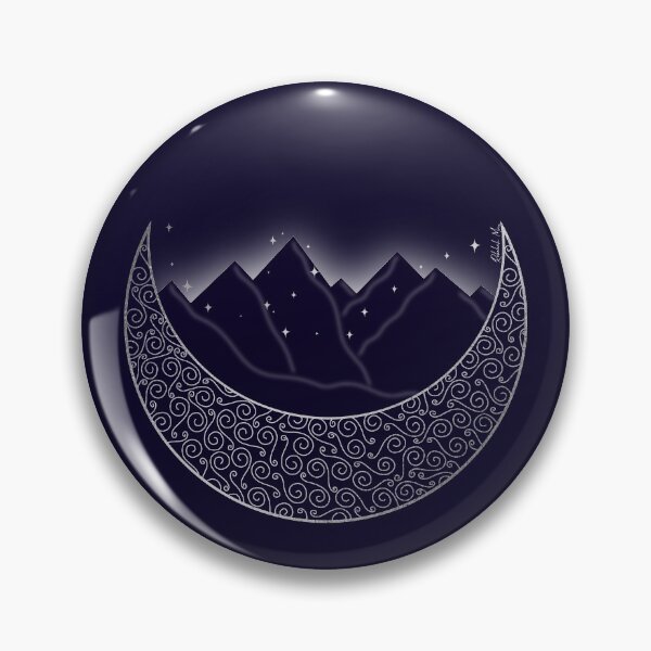 Item preview, Lunar Mountains Moon Design designed and sold by Rebekah Mae.