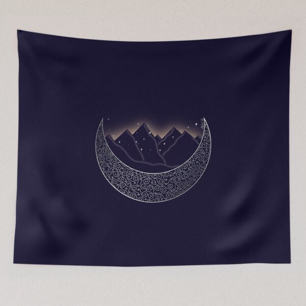 Item preview, Lunar Mountains Moon Design designed and sold by Rebekah Mae.