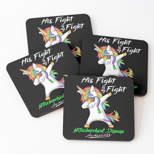 Item preview, Unicorn His Fight Is My Fight Mitochondrial Disease Awareness designed and sold by rechardtee.