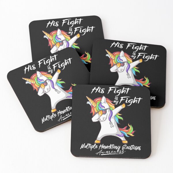 Item preview, Unicorn His Fight Is My Fight Multiple Hereditary Exostoses Awareness designed and sold by rechardtee.