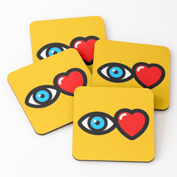 Item preview, i love … (yellow) designed and sold by MisterSquid.