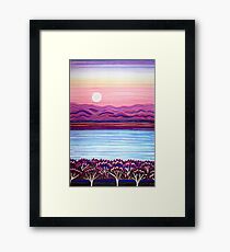 PERFECT PASTELS - Sunset Moon Framed Print