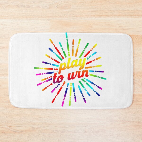 Item preview, Play To Win Motto designed and sold by RetroRobbo.