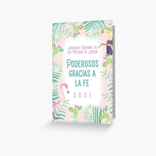 PODEROSOS GRACIAS A LA FE Tarjetas de felicitación