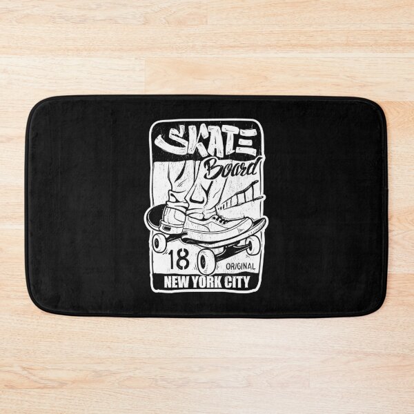 Item preview, skate board new york city white designed and sold by cremadesign.