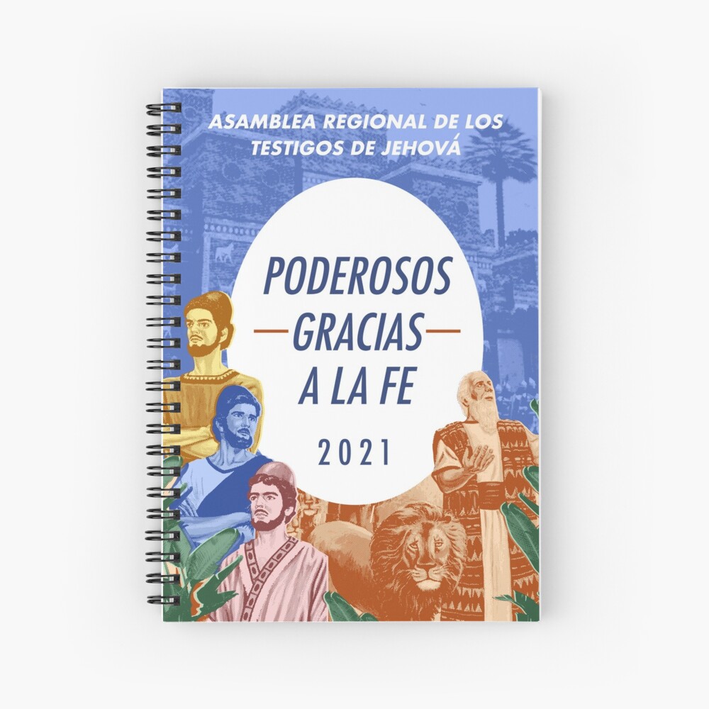 PODEROSOS GRACIAS A LA FE Spiral Notebook
