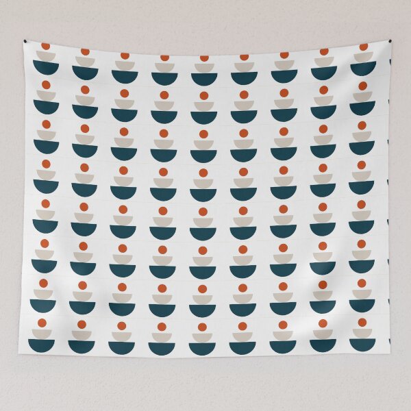 Item preview, Geometric Minimal Abstract Pattern Bauhaus mid-century 05 designed and sold by Yellow-Studio.