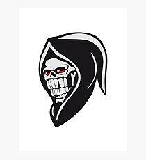 Death hooded sweatshirt evil Photographic Print