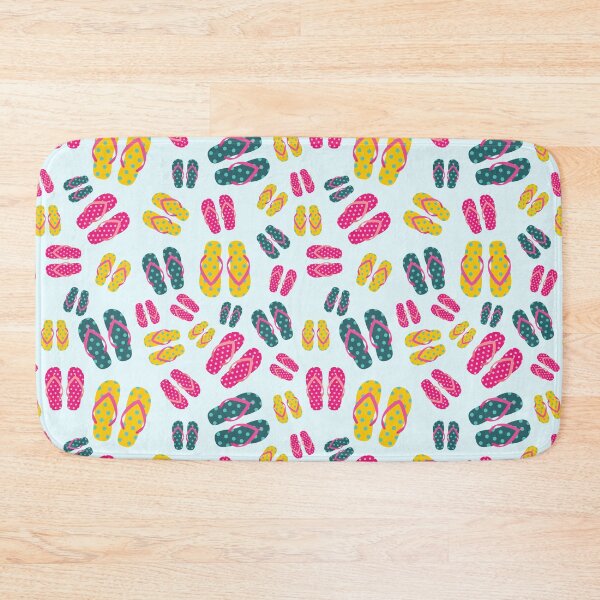 Item preview, Fun flip flop pattern in bright colours designed and sold by designair.