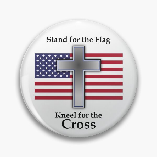 Item preview, Stand for the Flag Kneel for the Cross designed and sold by OleKurmudgeon.