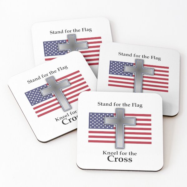 Item preview, Stand for the Flag Kneel for the Cross designed and sold by OleKurmudgeon.
