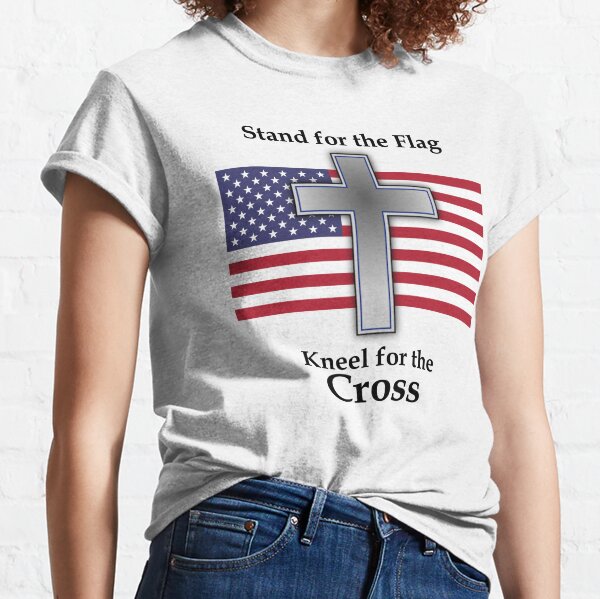 Philadelphia Eagles Stand For The Flag Kneel For The Cross T-Shirts