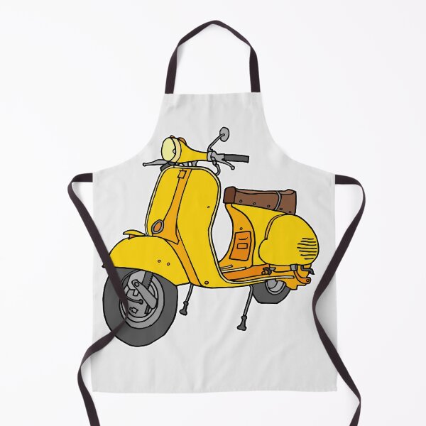 Item preview, Yellow motor scooter designed and sold by Berlin-T-Shirt.