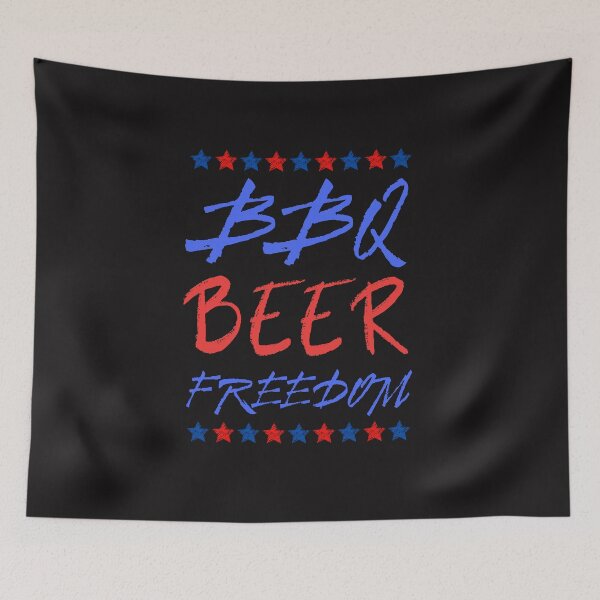 Item preview, bbq beer freedom 4th of july, BBQ Beer Freedom America USA Party 4th of July Gift designed and sold by sirina2796.