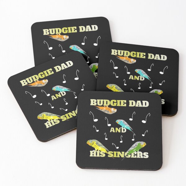Item preview, Budgie, Budgie dad and his band designed and sold by Bodino.