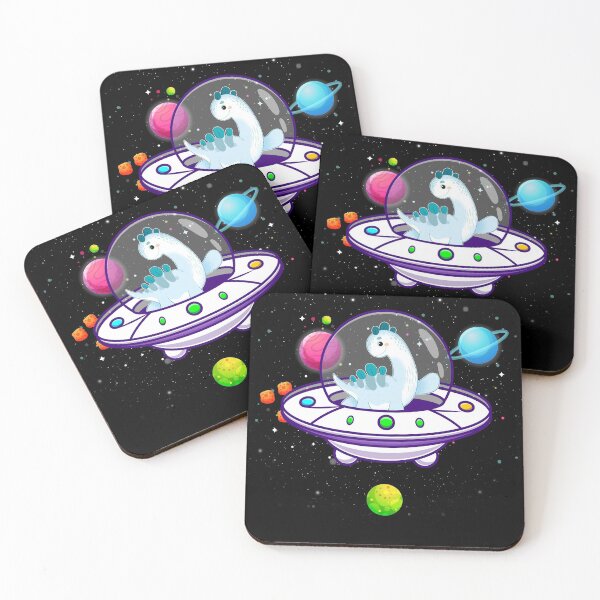 Aperçu de l'œuvre Joli bébé Dino Little Dinosaur sur l'espace pas cher Univers créée et vendue par Space Art.