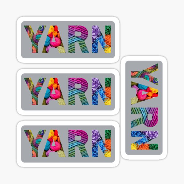 World Of Yarn Sticker