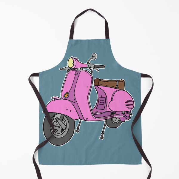 Item preview, Pink motor scooter motorcycle designed and sold by Berlin-T-Shirt.