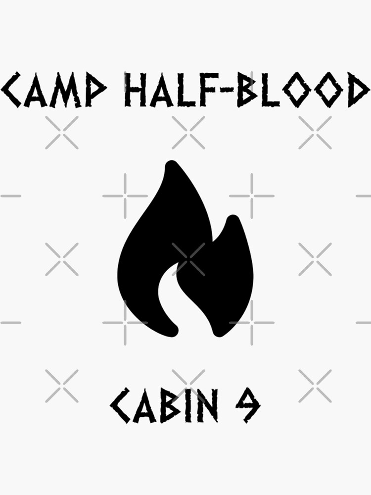 Camp Half Blood Cabin One Sticker for Sale by NettlesCampHalf