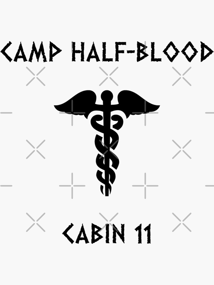 Camp Half Blood Cabin One Sticker for Sale by NettlesCampHalf