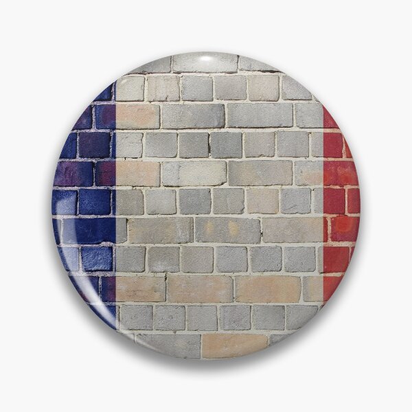 Item preview, France flag on a brick wall designed and sold by steveball.