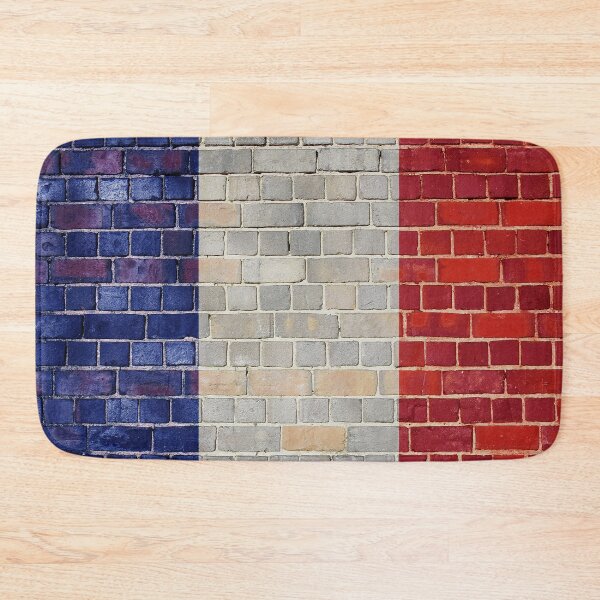 Item preview, France flag on a brick wall designed and sold by steveball.