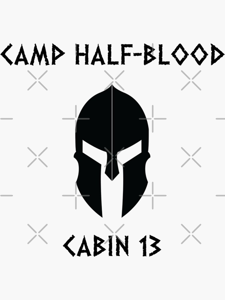 Camp Half Blood Cabin One Sticker for Sale by NettlesCampHalf