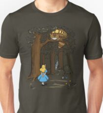 My Neighbor in Wonderland (Army) Unisex T-Shirt