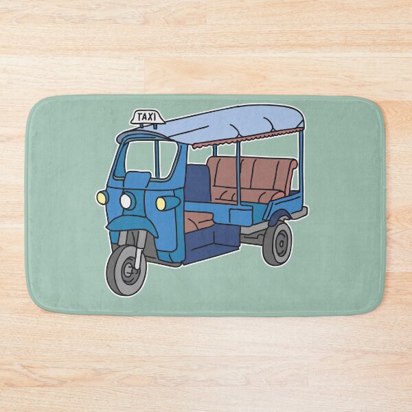 Item preview, Blue Tuktuk. autorickshaw designed and sold by Berlin-T-Shirt.