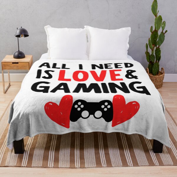 Item preview, All I need is love and gaming designed and sold by TheGreenGoat.