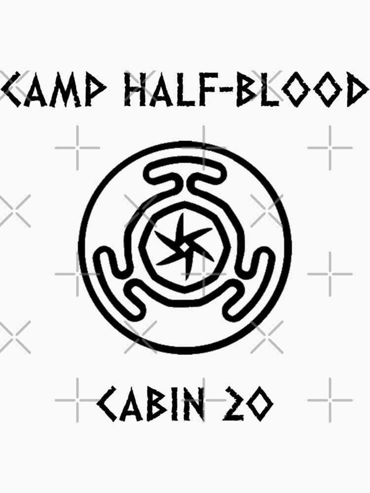 Camp Half Blood Cabin One Sticker for Sale by NettlesCampHalf