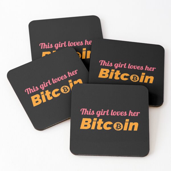 Item preview, This girl loves her bitcoin designed and sold by FitFabFunny.