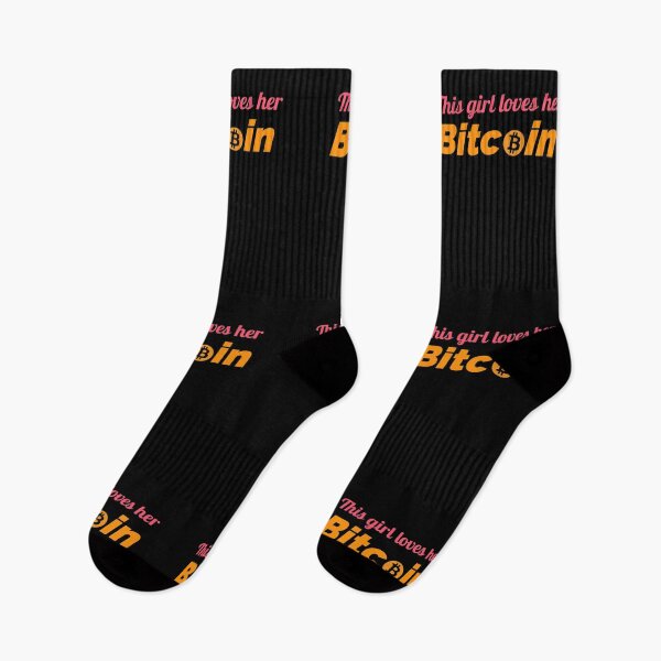 Item preview, This girl loves her bitcoin designed and sold by FitFabFunny.