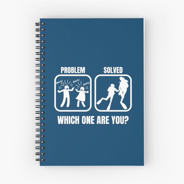 Item preview, Diving Buddy, Diver Couple, Problem & Solved designed and sold by StudioAquaLumos.