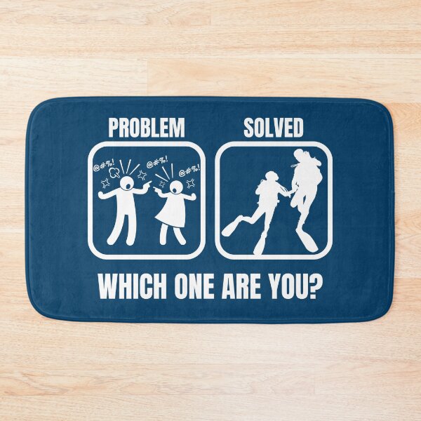 Item preview, Diving Buddy, Diver Couple, Problem & Solved designed and sold by StudioAquaLumos.