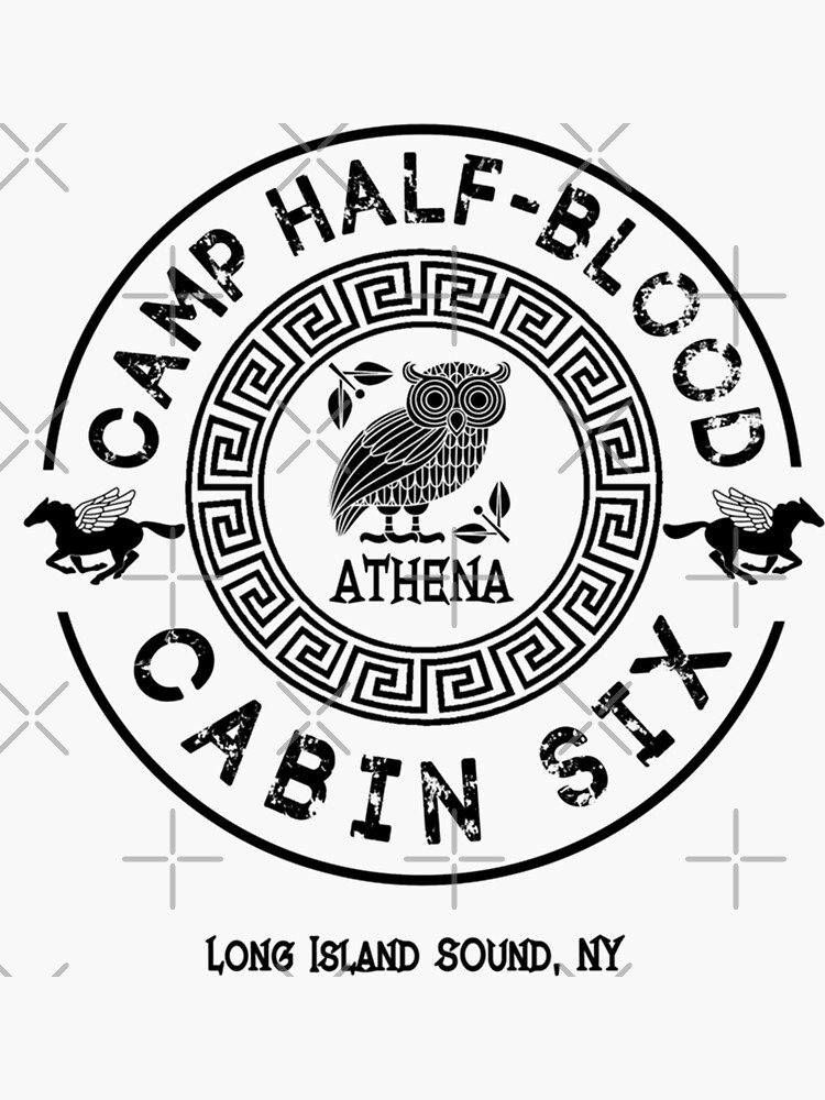 Camp Half Blood Cabin One Sticker for Sale by NettlesCampHalf