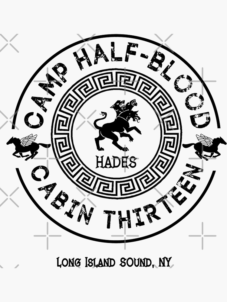 Cabin Thirteen - Hades - Percy Jackson - Camp Half-Blood Clock